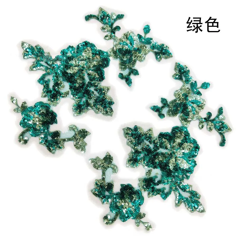 

20 шт., женские 3D принадлежности для рукоделия, вышивка, красочные швейные аппликации, кружевной воротник, украшения, аксессуары, ткань