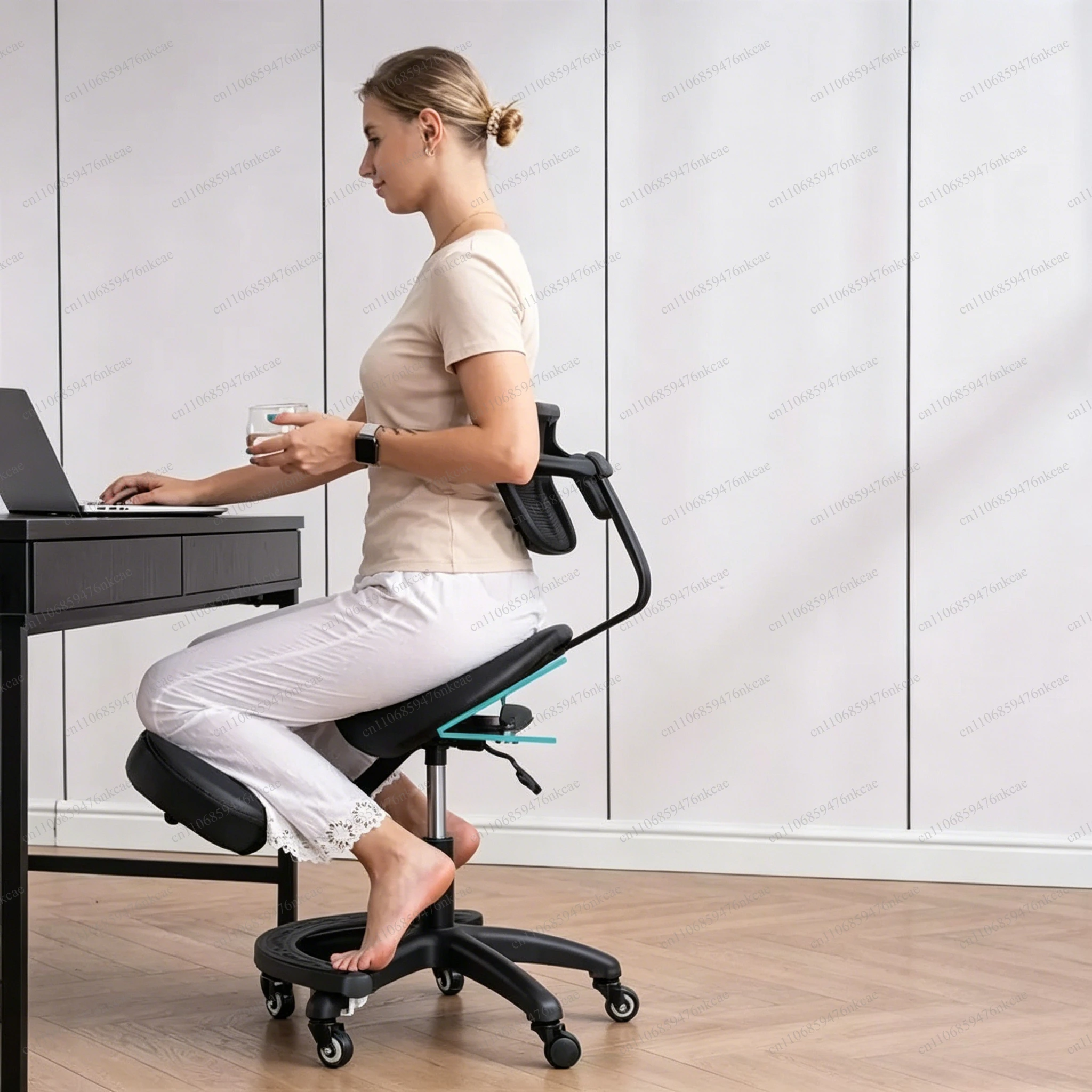 Ergonomic Kneeling Chair with Wheels Posture Correction Home Office Computer Chair
