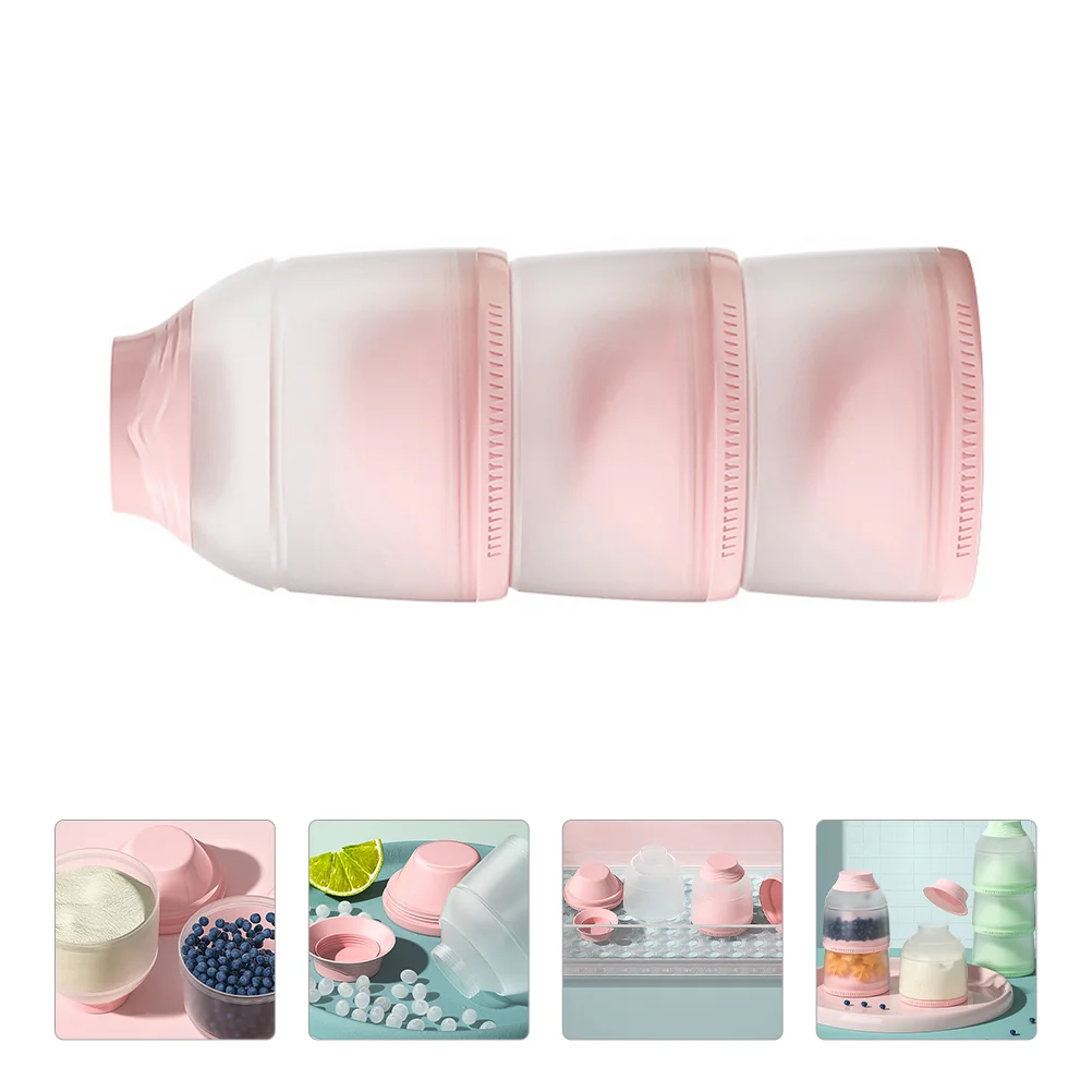 Milk Powder Box Baby Accessory Container Dispenser Case Snack Dry Food Grade Pp Material Hygienic Portable