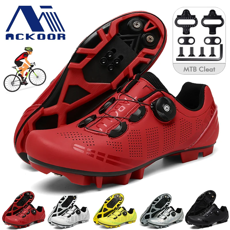 Unisex Cycling Sneaker MTB Shoes with Men Cleat Road Dirt Bike Flat Racing Women Bicycle Mountain Spd Mtb Shoes Zapatillas Mtb