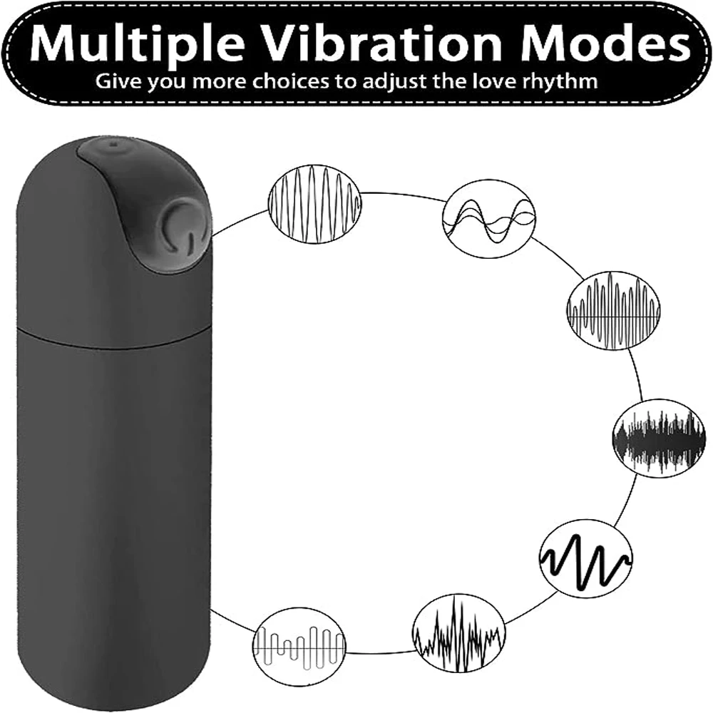 Bullet Vibrator for Women Sex Toy Mini G-Spot Vibrator Waterproof USB Rechargeable Personal Massager with 10 Vibration Modes