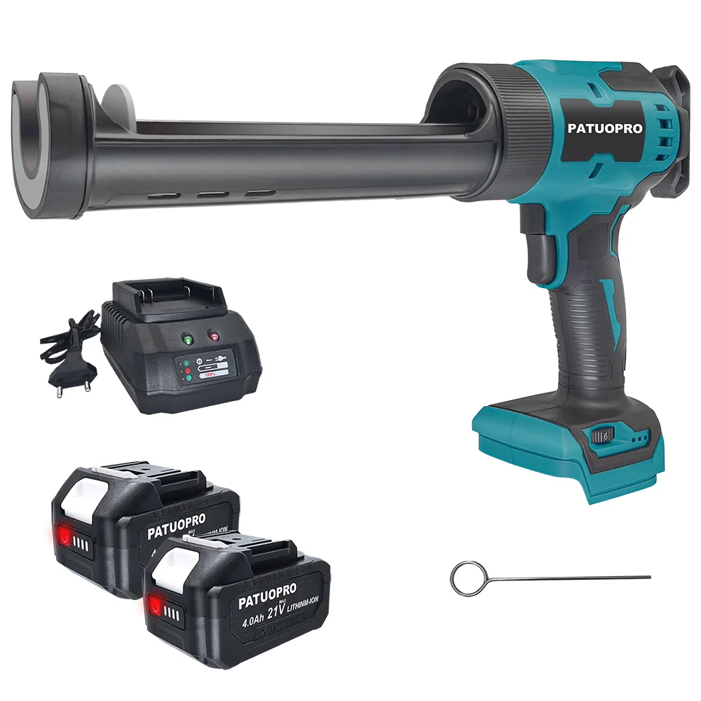 Cordless Electric Glue Gun 6 Gear Adjustable Speed Caulking Gun Rechargeable Filling Sealants Glue Gun For Makita 18V Battery