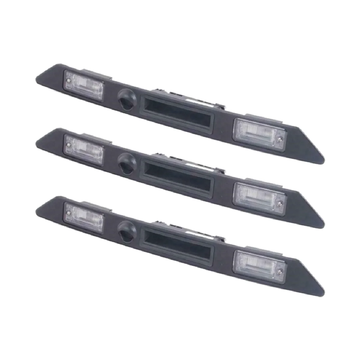 

3Pcs/Set Car Trunk Grip License Plate Light Trim embly for A4 B7 2005-2008 8E0827574C3FZ