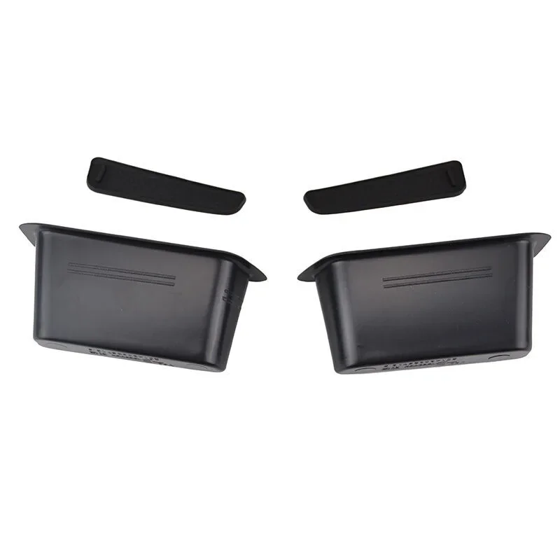 1 Pair Door Side Storage Box Front Back Door Handle Armrest Tray Organizer For Volvo S60 V60 2010-2017 Auto Stowing Tidying NEW