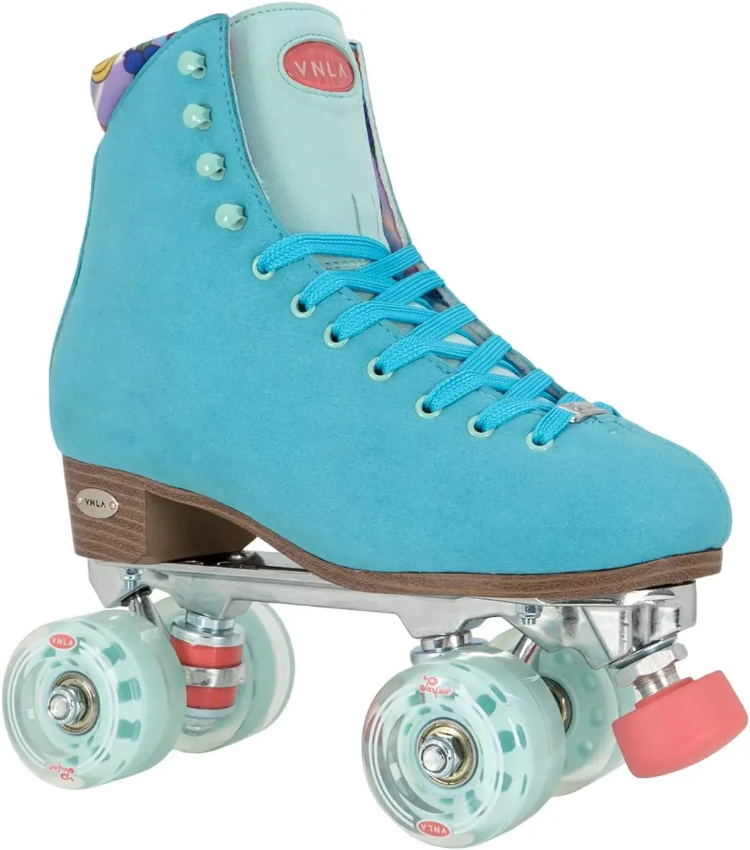 

Women's High-Top Quad Roller Skates: Trendy, Comfortable for Wide Feet, Smooth Ride