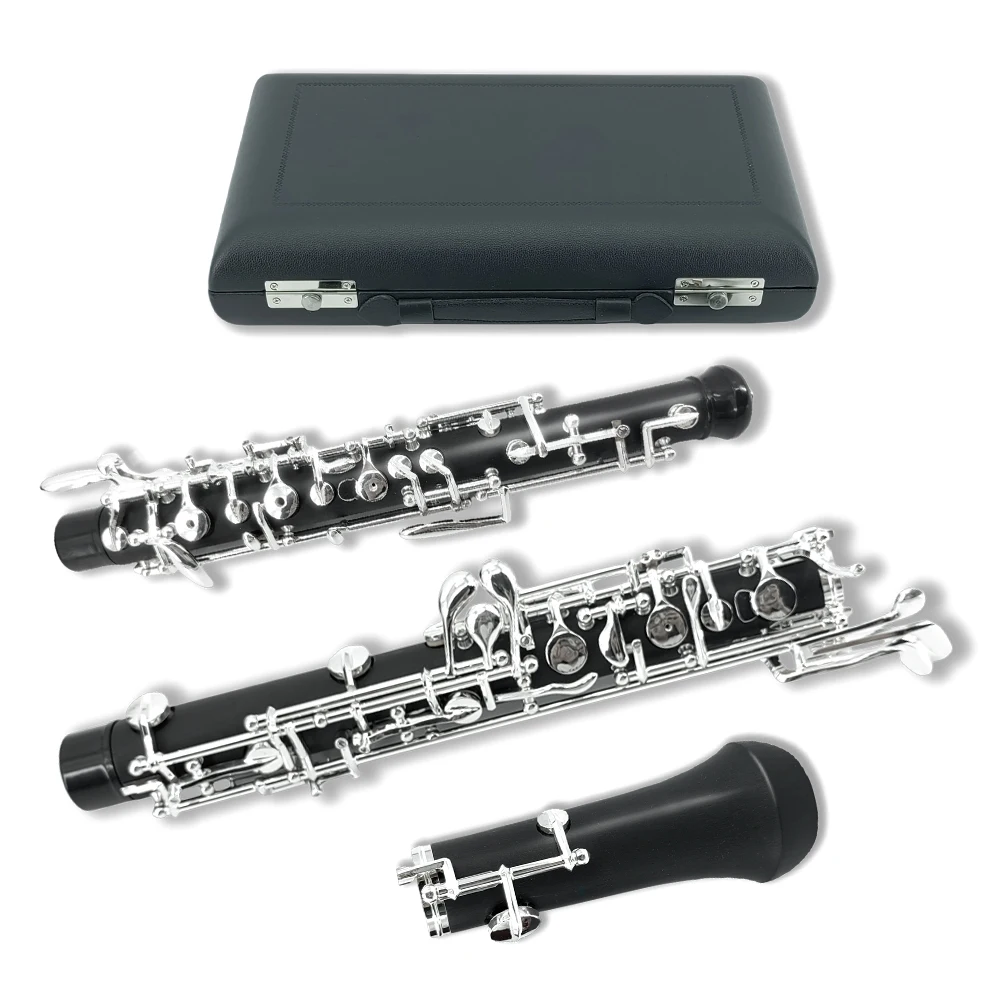 New Oboe Professional Sweet Sound C key Ebonite Body 3rd Octave left F Resonance with oboe case and case cover