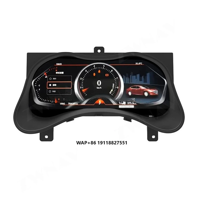 

For Q70 Car Digital Cluster 12.3 Inch Linux LCD Dashboard New Upgrade Auto Speedometer Virtual Cockpit