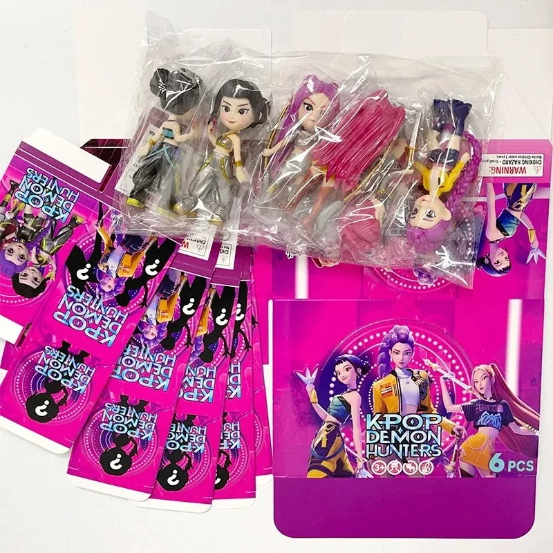 2025 حار أنيمي KPop الشيطان هنتر دمية لعبة من الفينيل رومي ميرا زوي شخصية الفينيل قناع صندوق أعمى حلية لعبة هدية عيد ميلاد