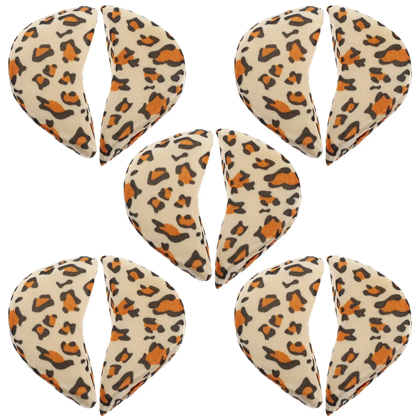 

5 Pairs Shoe Insoles Pain-proof Forefoot Pad High Heel Cushion Inserts Toe Women's Shoes Woman