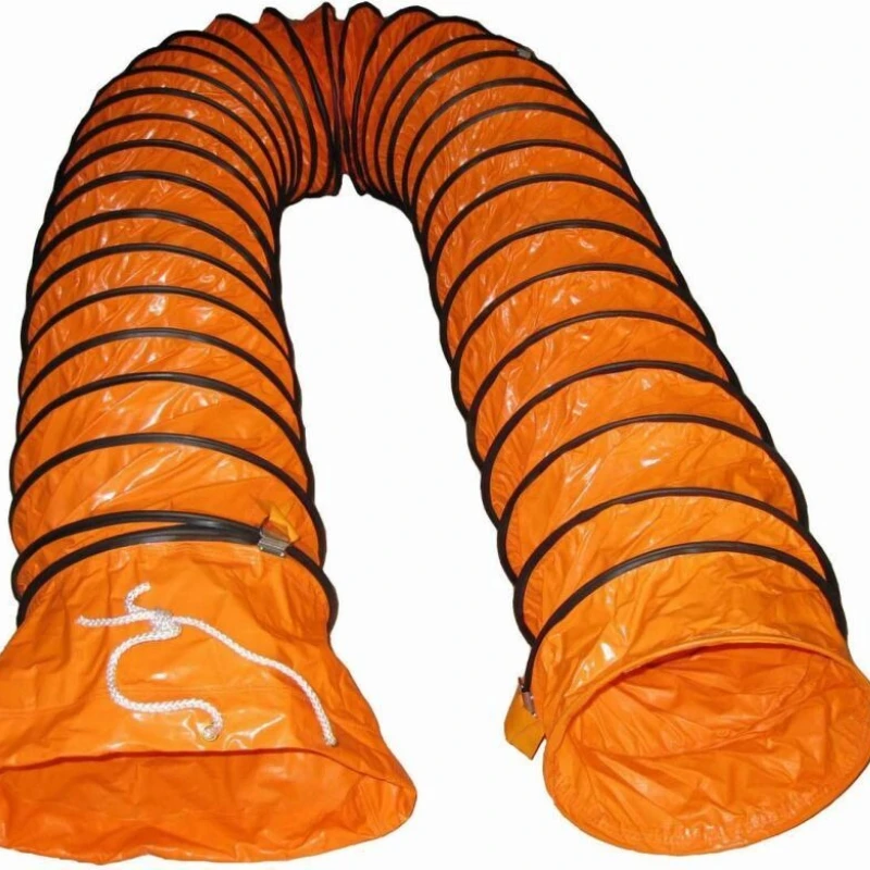 

gineering ventilation and exhaust telescopic ventilation hose, tunnel mining marine flame retardant and anti-static PVC air duct