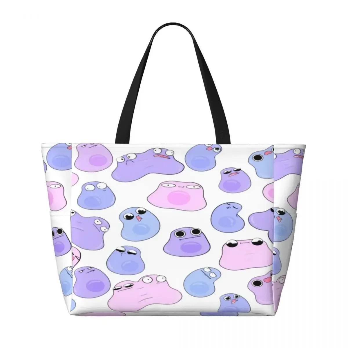 Mosaic Mitosis Beach Travel Bag, Tote Bag Retro Duża pojemność Codzienna torba na ramię Wielostylowy wzór