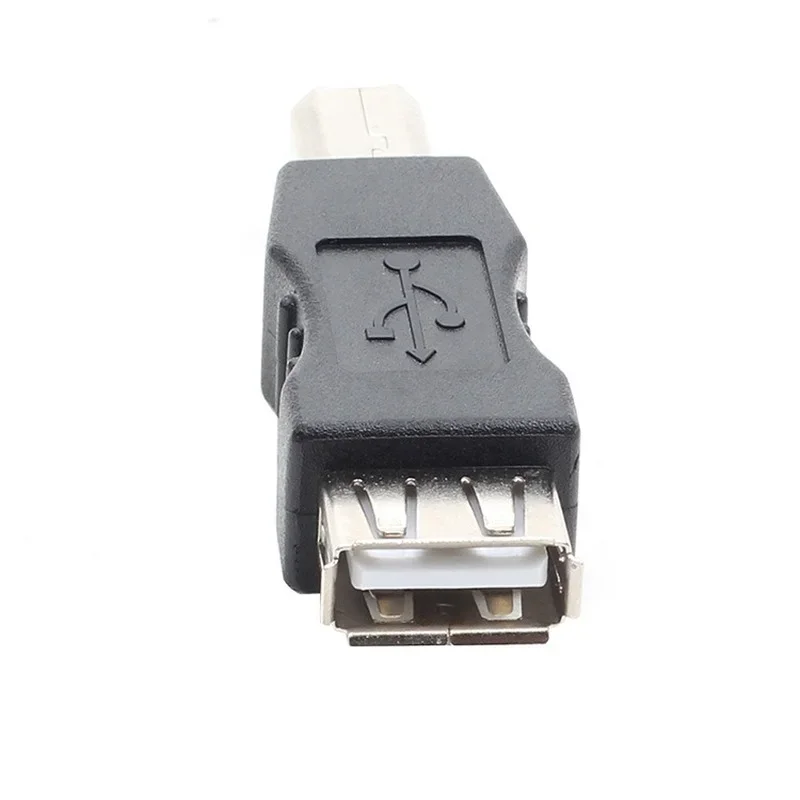 High Speed USB 2.0 Type A Female To Type B Male USB Printer Scanner Adapter Data Sync Coupler Converter Connector