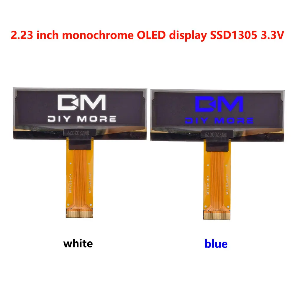 

2.23 inch 24 Pin OLED Display 12832 LCD Screen SSD1305 Drive IC 128*32 SPI Interface White