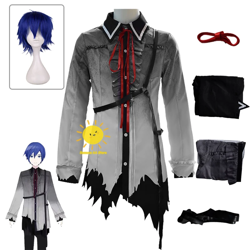 โครงการชุดคอสเพลย์ผู้หญิงไคโตะเซไคหลากสีชุดชุดคอสเพลย์ผู้หญิงบนเวทีชุดไคโตะวิกชุดฮาโลวีนเครื่องแต่งกายสำหรับผู้ชาย