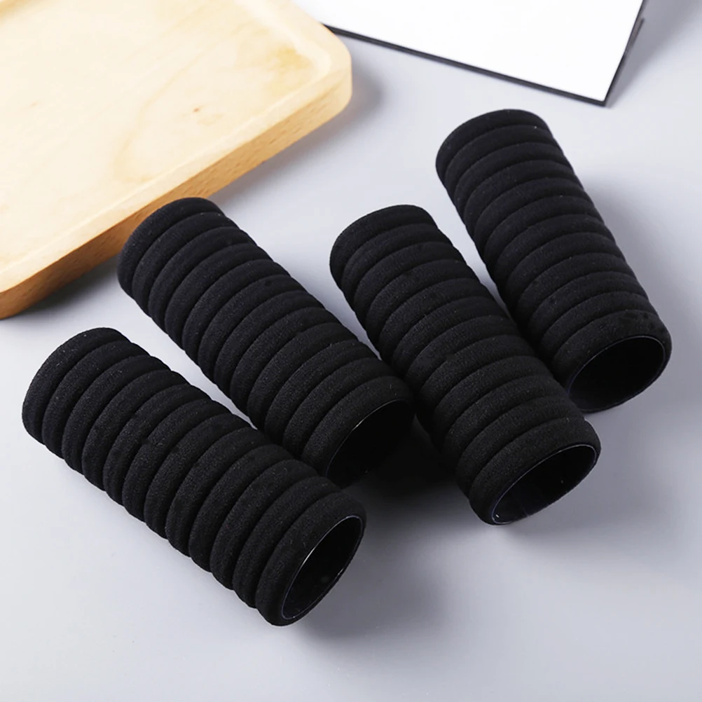 

100Pcs High Elastic Hair Tie Seamless Stretch Band Set for Women Ponytail Braids Curling Long Short Hair