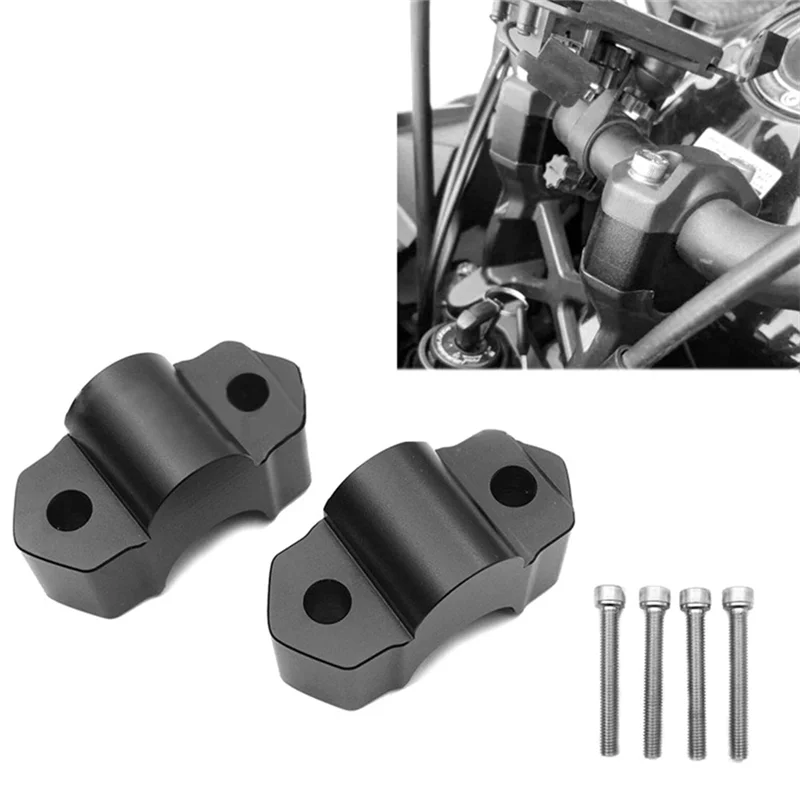 

A20K-For Kawasaki Versys 1000 2015-2021 Motorcycle Handlebar Riser Handle Bar Clamp Raised Extend Heightening Mount Block