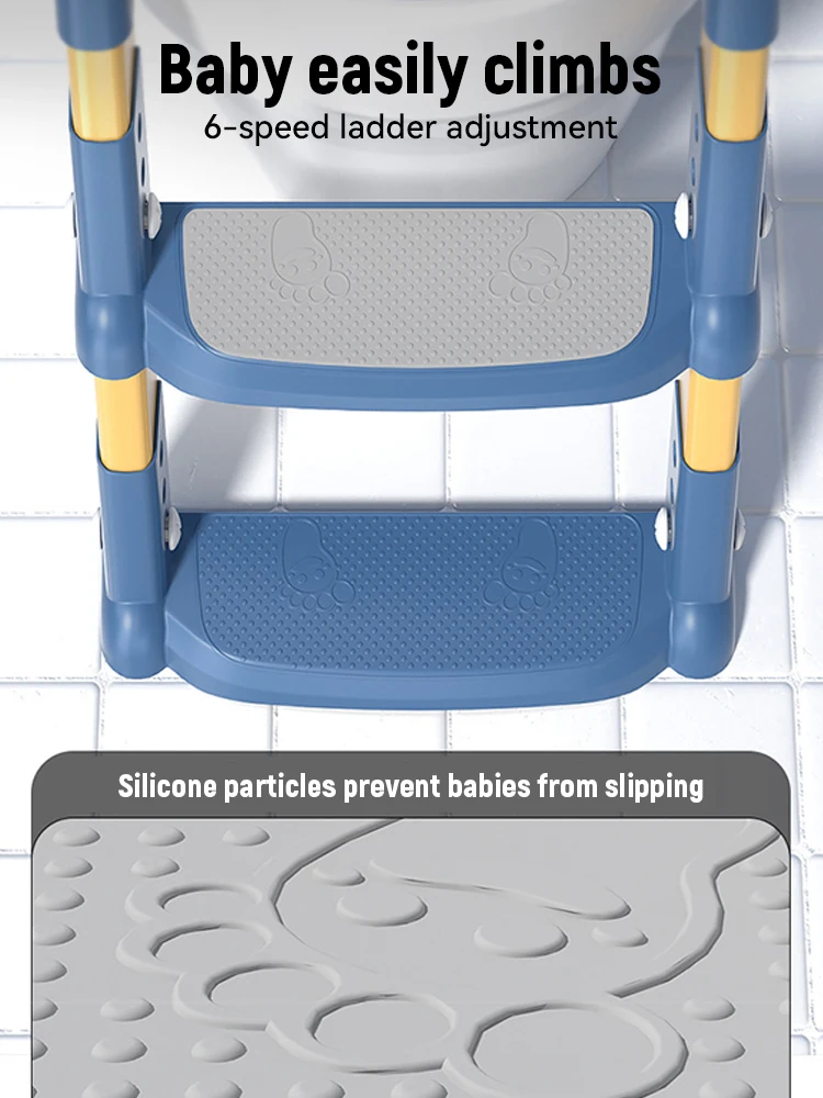 Asiento de inodoro para niños, escalera para bebés, niños y niñas, soporte plegable, taburete de paso, anillo de asiento de inodoro para niños, Dropshippin