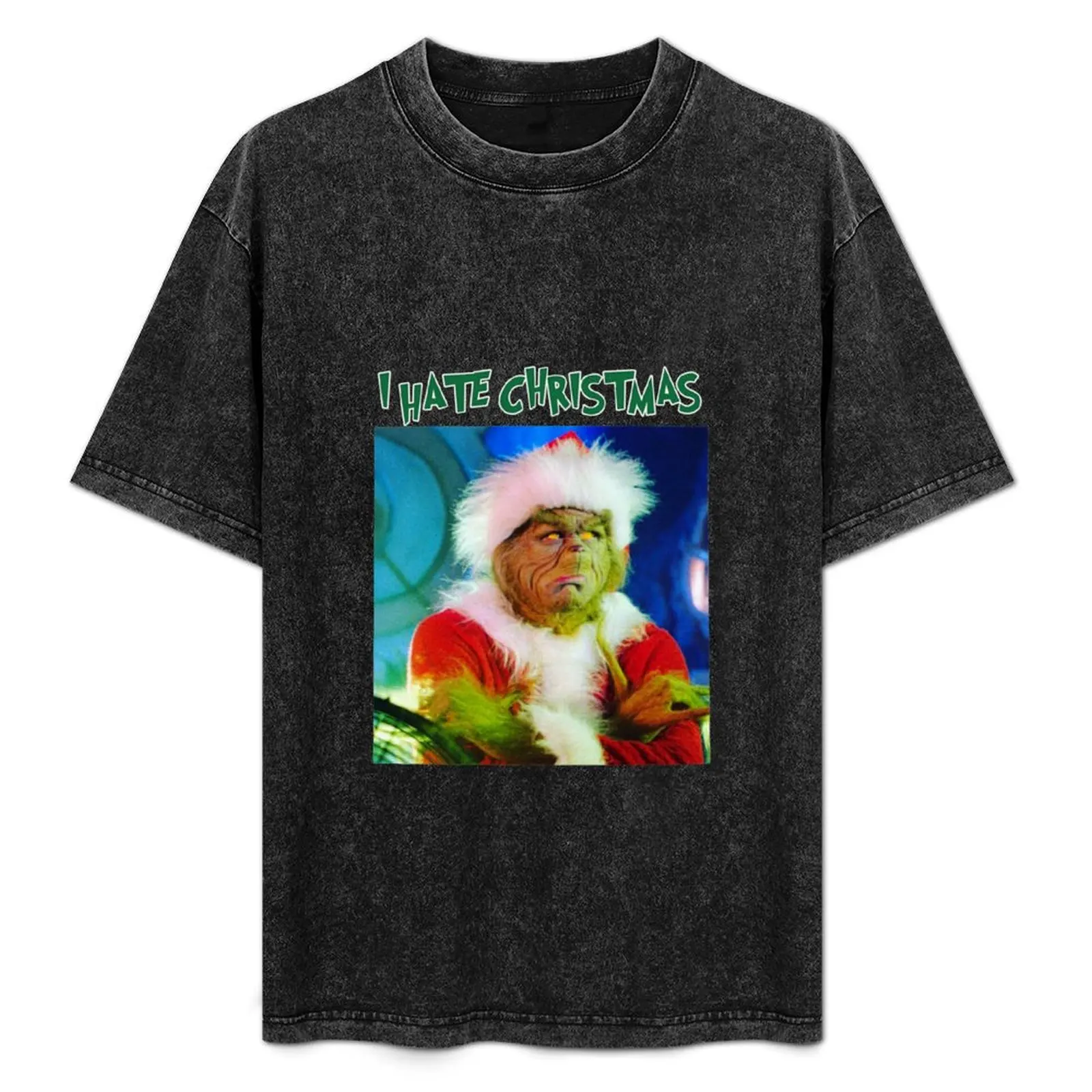 

I HATE CHRISTMAS T-Shirt Basic Comfort Fit T-Shirt for Men