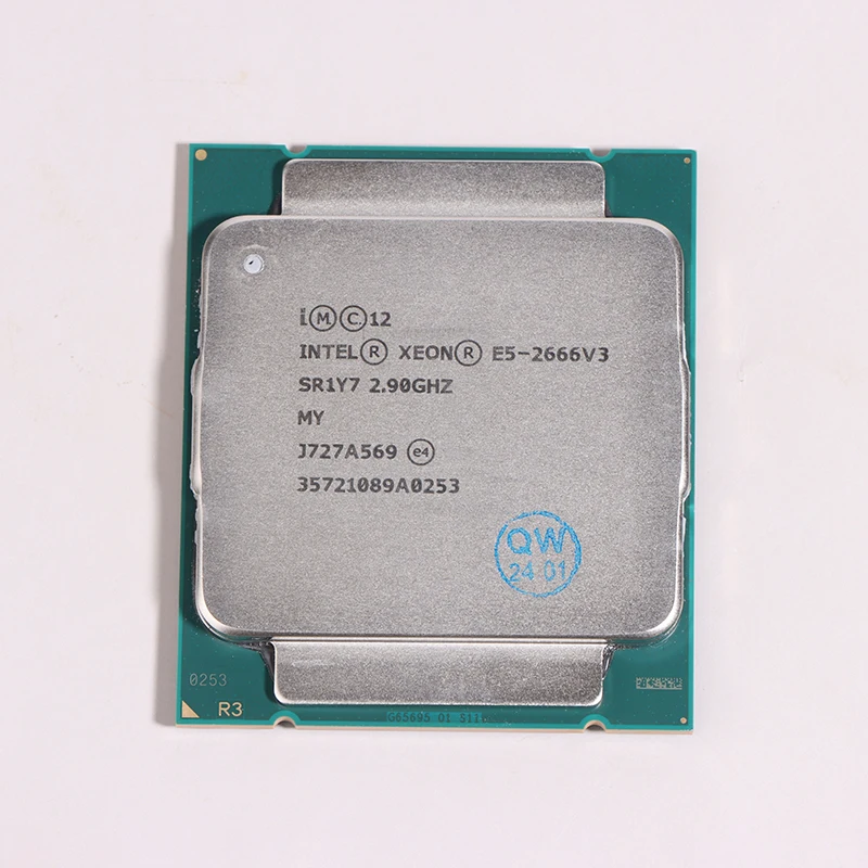 E5-2666V3 E5 2666 V3 Processor SR1Y7 2.9Ghz 10 Core 135W Socket LGA 2011-3 CPU E5 2666V3