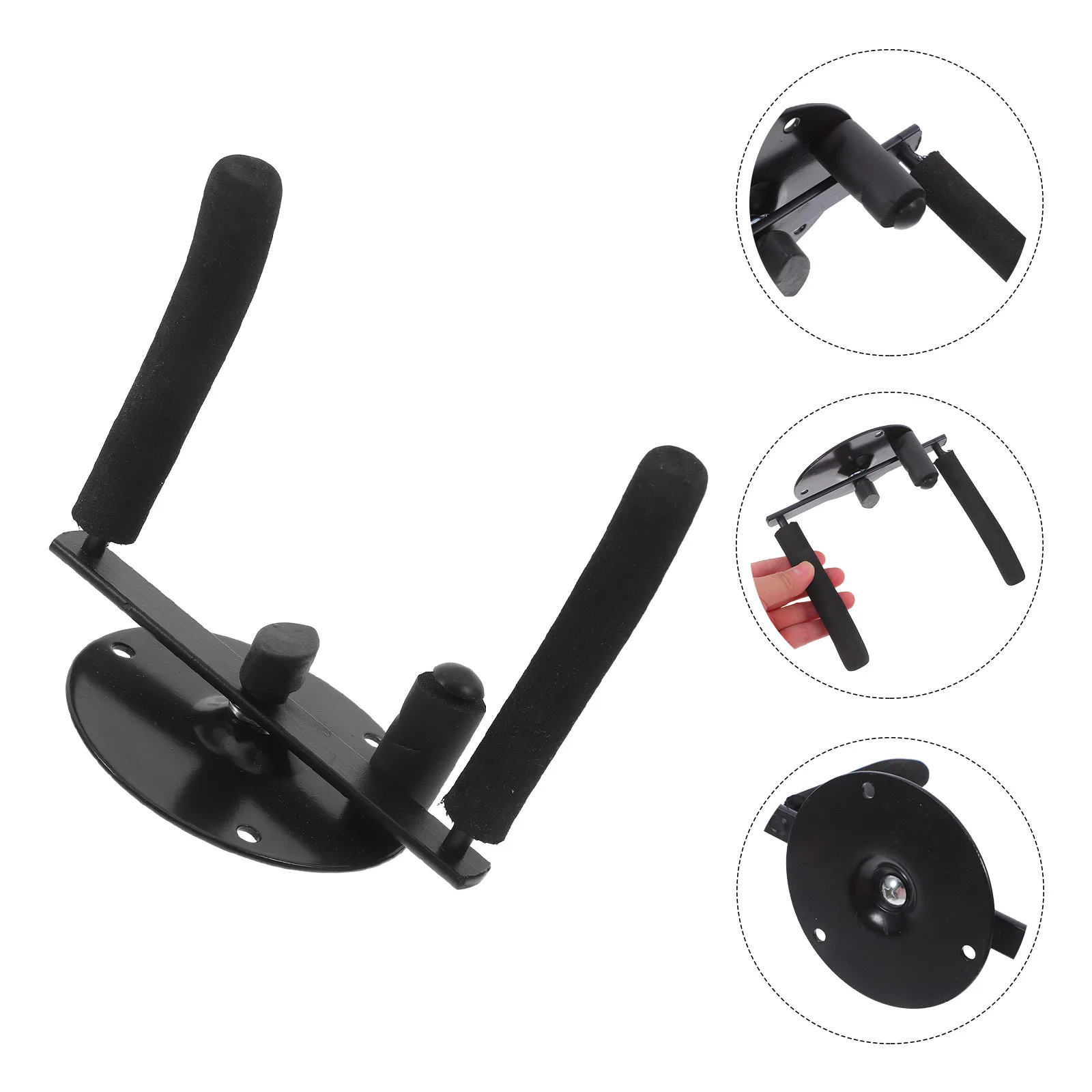 

Hook Small Musical Instrument Stand Display Brass Hanger Decorative Wall Trumpet Accessories Black Sturdy Holder Mount