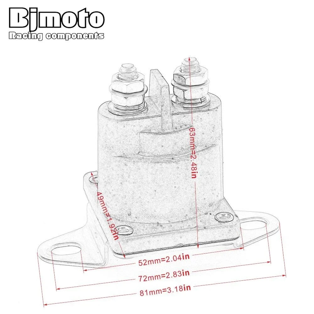 Motorcycle Starter Relay Solenoid For Sea-Doo Speedster 155 1503 GTI RFI 800 Challenger 718 720 Sportster LE DI 951 278003012