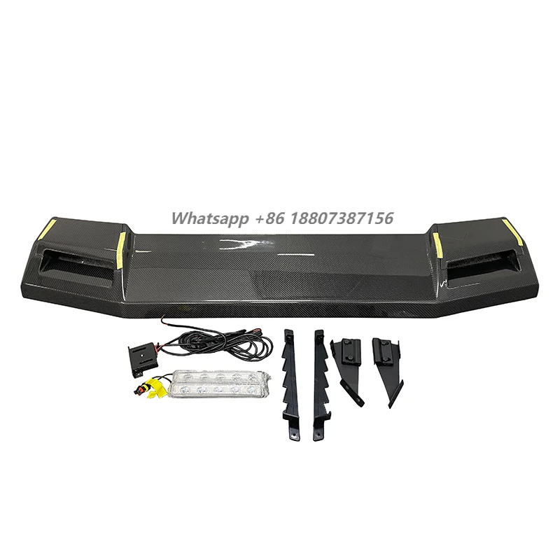 

B Style Dry Carbon Fiber Car Parts Roof Spoiler for G-Class W463 G63 G500 G55 G65 2000-2018 Carbon Wing