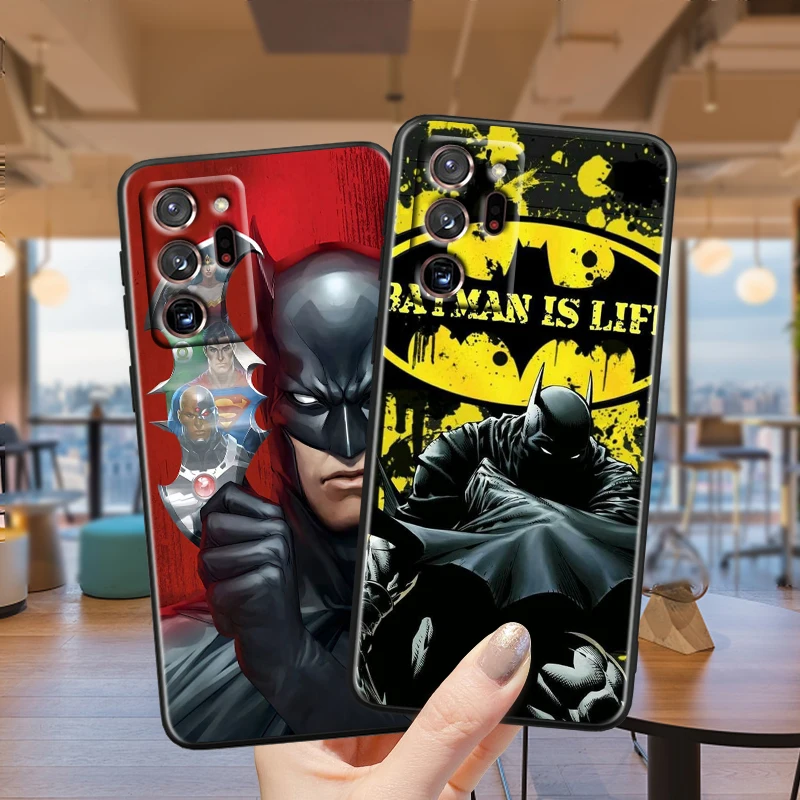 Hero B-Batman Hot For Samsung Note 20 10 Ultra Plus A31 A14 A12 A70 A34 A25 A04 A05 A15 A24 5G Black Funda Phone Case