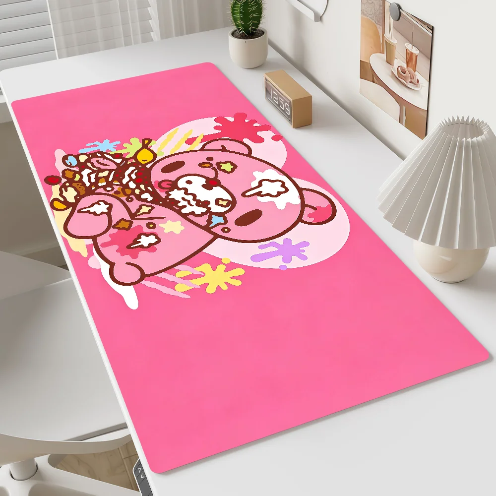 Mouse Pad MousePad Non-slip Lockedge G-Gloomy Trend Office Student Gaming Thickened Cartoon Bear Large Writing Pad Cushion