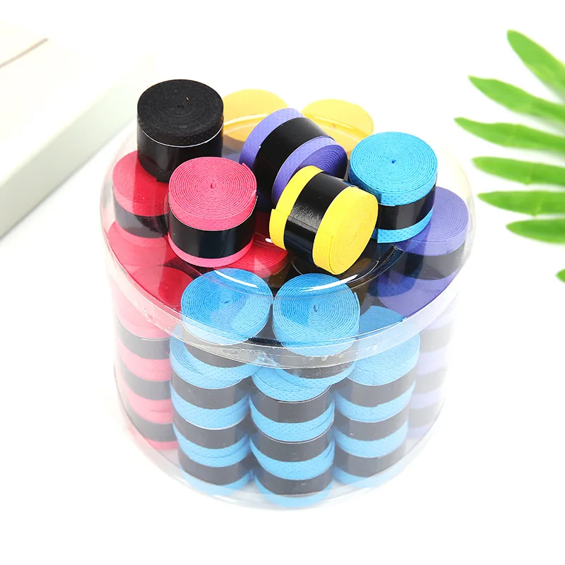

Pack of 60pcs Tennis Racket Overgrips Anti-skid Sweat Tape Badminton Racquet Over Grip Fishing Rod Sweat Anti-skid Sweat