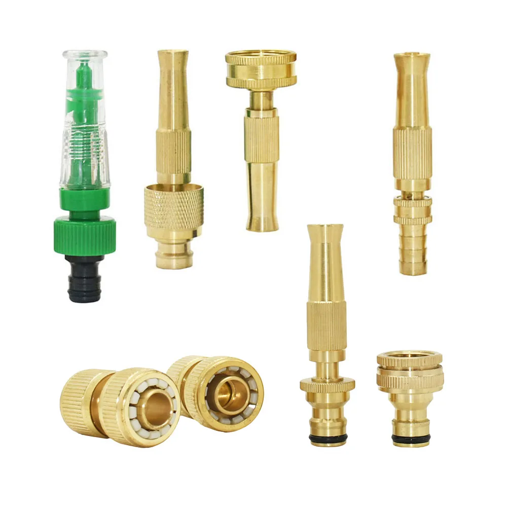 Brass High Pressure Spray Water Gun Washing Garden Watering Hose Nozzle Sprinkler Car Cleaning Wash Tool Auto Washer Guns