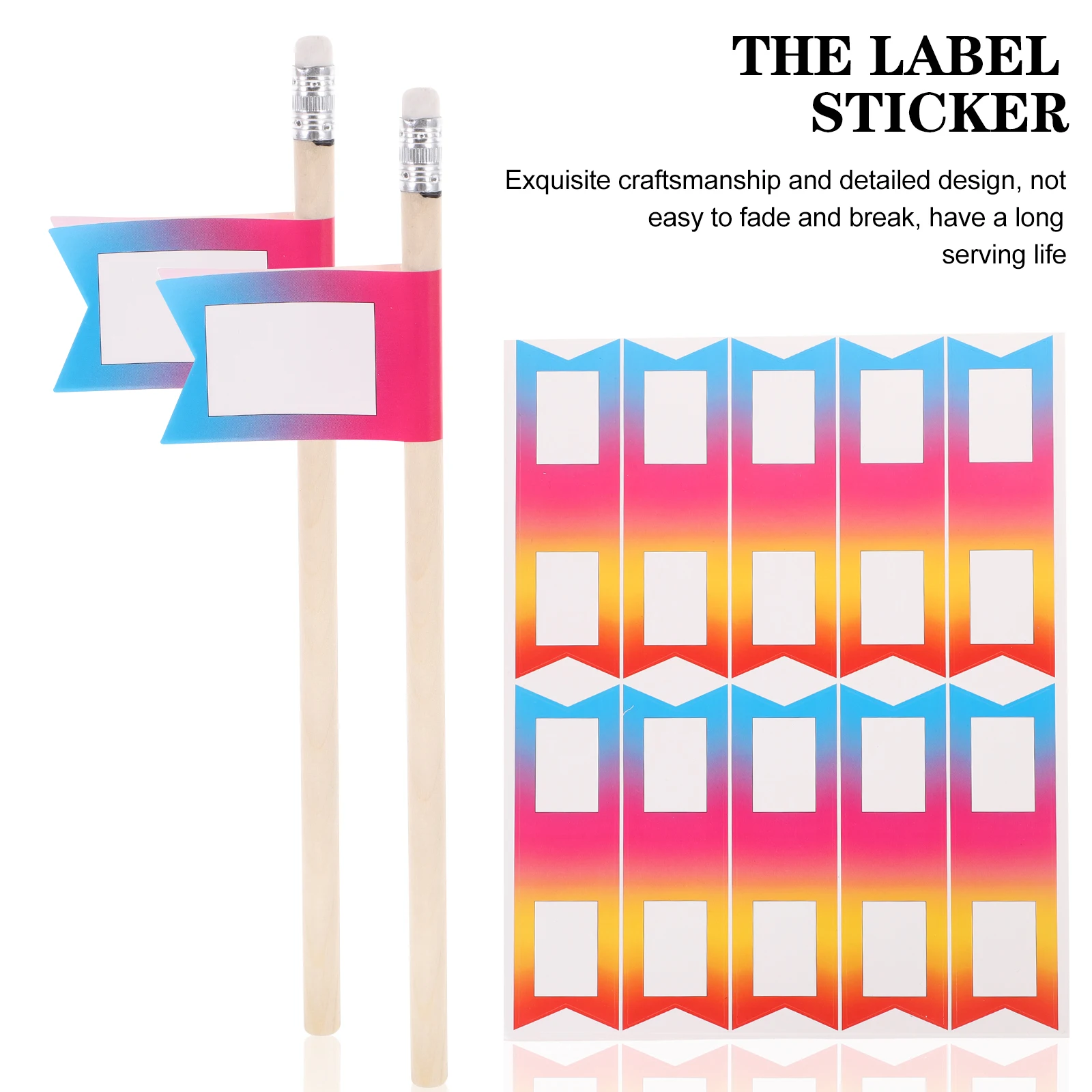 

Label Sticker Labeling Stickers The Sign Adhesive Labels Classroom Supply Color for Office