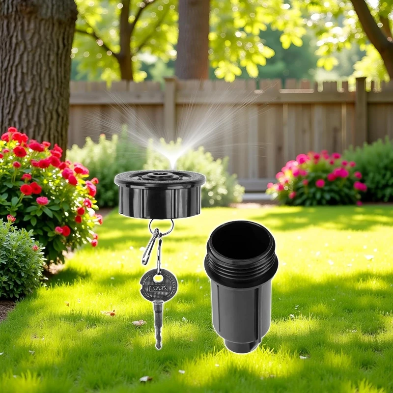 열쇠 현금 숨김 상자 스프링클러 헤드 귀중품 안전 보관함 야외 정원 숨김 금고 방수 부식 충격 저항