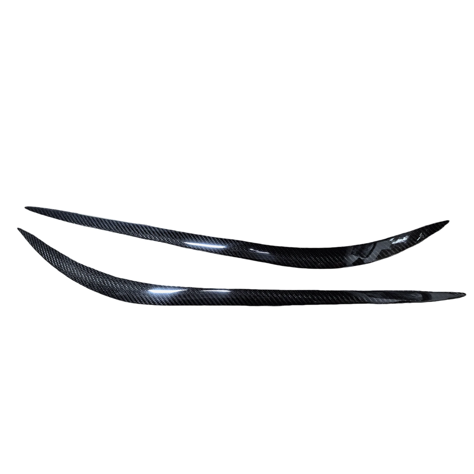 ​1 Pair Headlight Eyebrow Eyelid Front Head Light Lamp Cover Lid For Alfa Romeo Giulia Sedan 4 Door 2015-2022