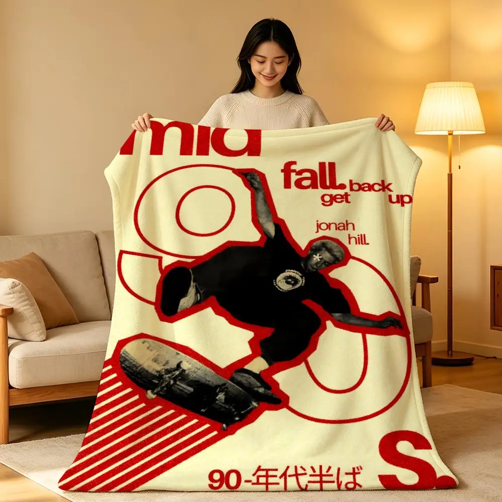 Art M-Mid0.9s Throw hot High-Density Short Plush Blanket Soft Skin-Friendly for Sofa Nap Air-Conditioned Room