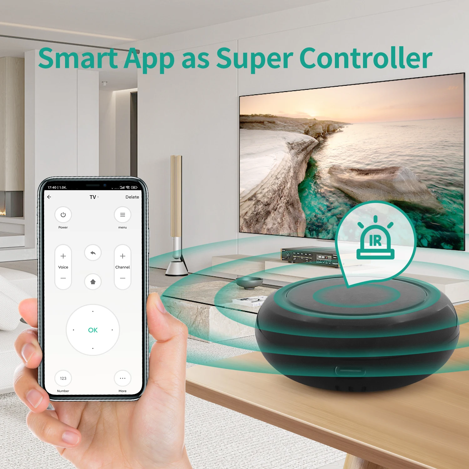 Tuya WiFi الذكية IR تحكم عن بعد الحياة الذكية APP للتلفزيون DVD التحكم أتمتة المنزل عائلة صغيرة عن بعد ل Alexa Google Home