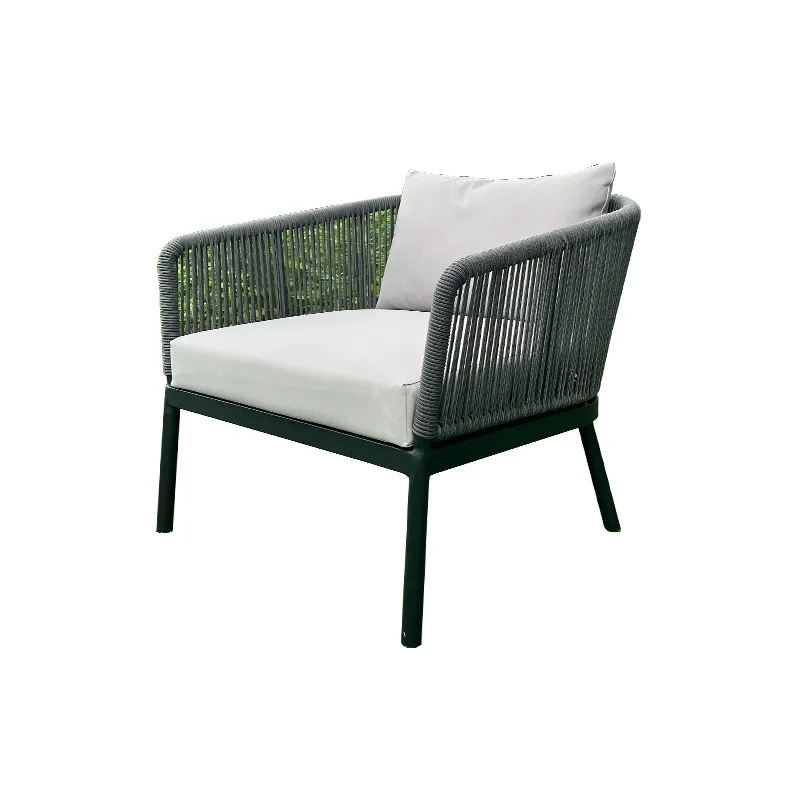 

Outdoor rope chair designer Nordic simple table and chair outdoor garden