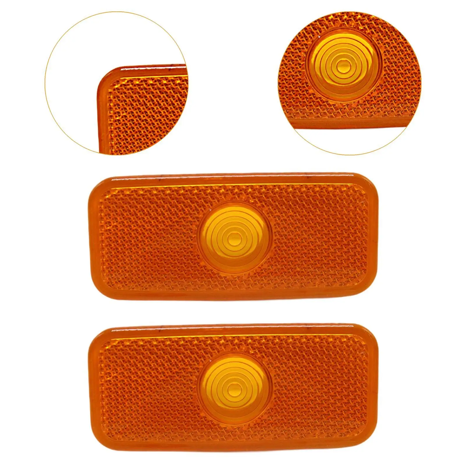 2x Side Marker Turn Light Replace Auto Repair Parts Multipurpose Waterproof Clearance Lights for MK6 1671689 MK7 Trucks