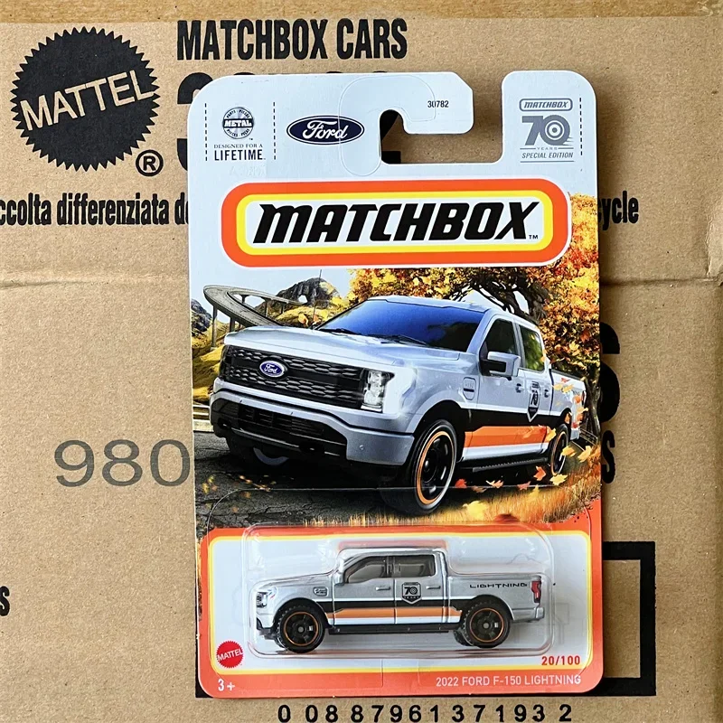 Matchbox-coche fundido a presión para niños, 1/64 vehículos, 70 aniversario, Ford Mustang, Nissan, juguetes para niños, regalo de cumpleaños