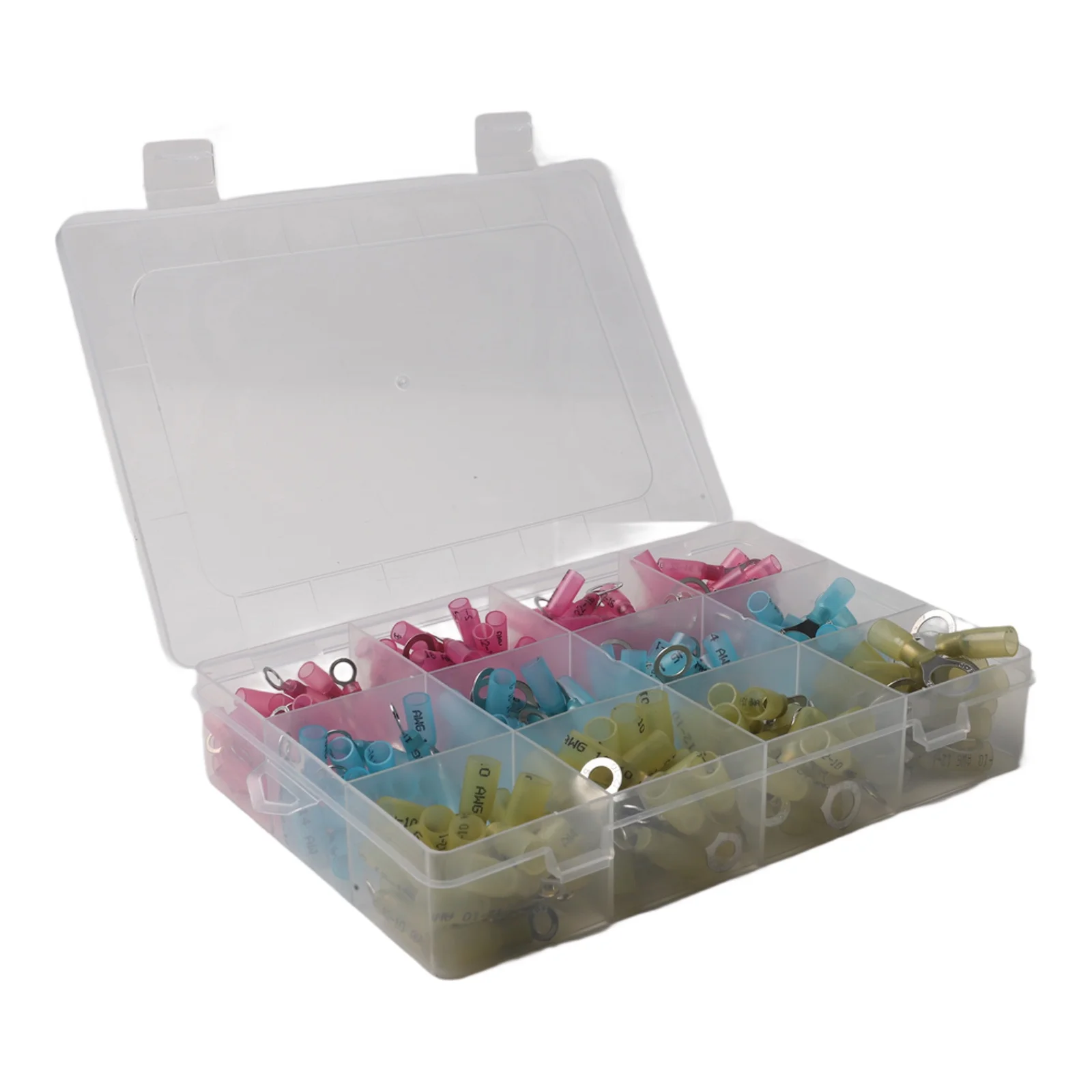 Heat Shrink Ring Terminal Kit 250pcs 22 to 10 AWG Wire Waterproof Electrical Connectors Suitable for Electrical Repair
