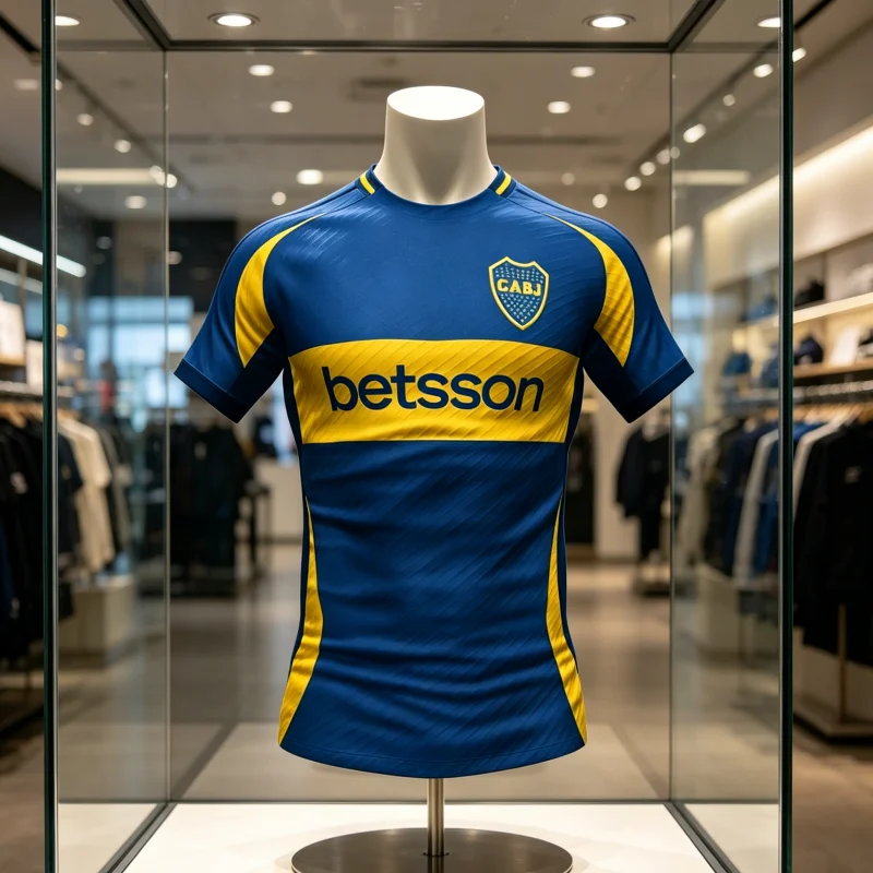2026 Neues Boca Juniors Fußballtrikot Kinder-Fußballtrikot 3D Erwachsenen Atmungsaktives Schnelltrocknendes Trikot Outdoor Familien-Kinder-T-Shirts – Detail 1