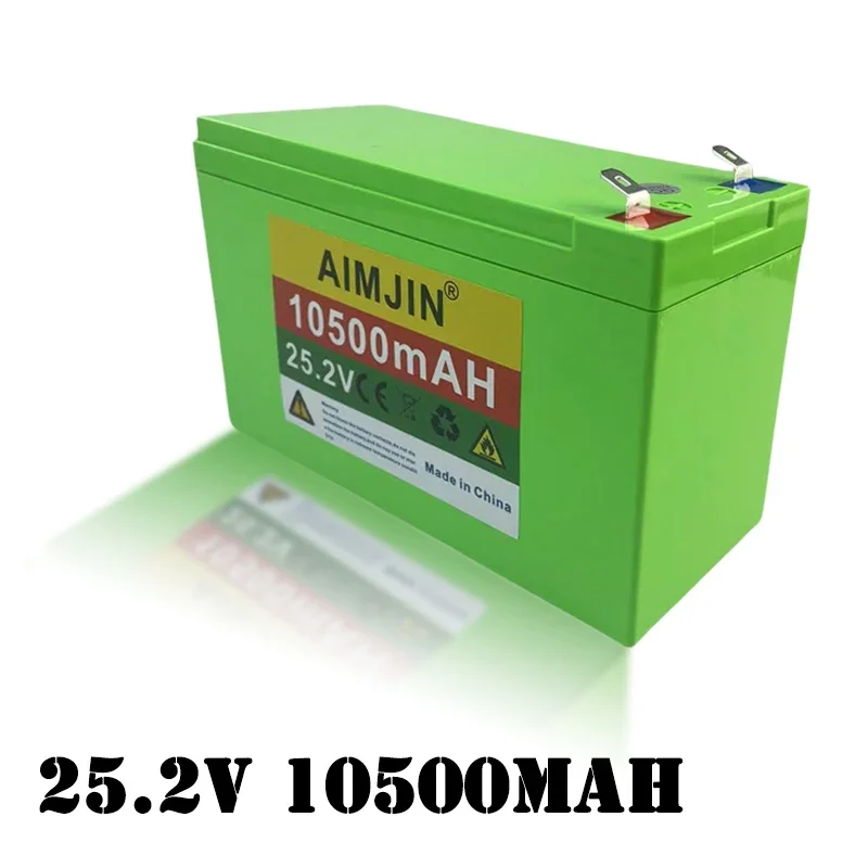 

25.2V 10500mAh battery pack 6s3p 10.5Ah battery BMS electric bicycle toy car 18650.00 lithium ion battery pack + Wire clamp