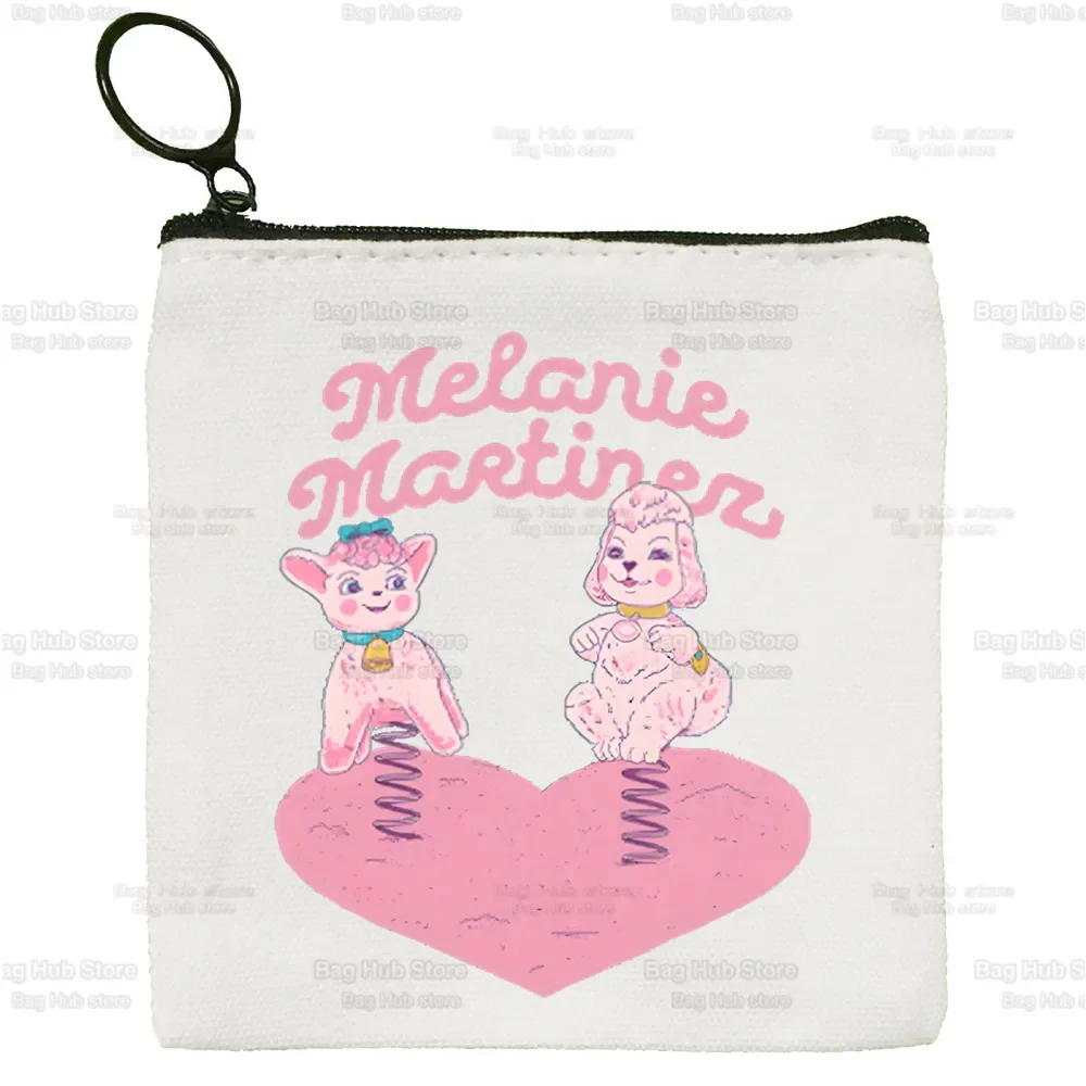 Melanie Martinez Portals Tour Street Style Canvas Coin Purse Collection Canvas Bag Small Wallet Zipper Key Bag Hand Gift