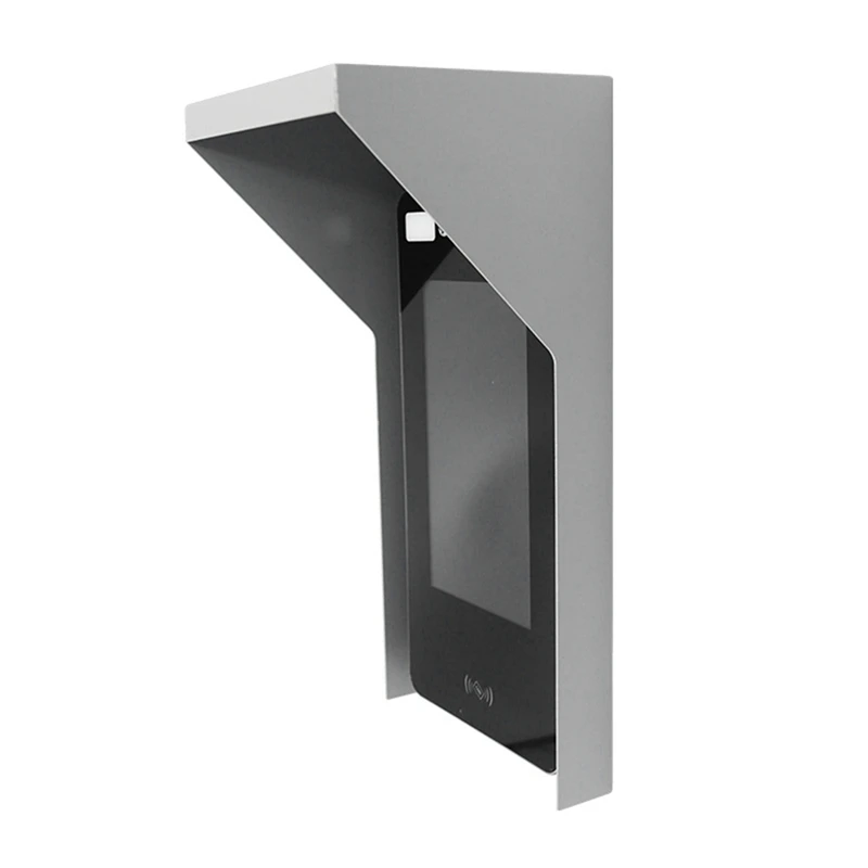 AB42-Metal Rainproof Cover Access Control Keypad Waterproof Case Rain Protector Protection Doorbell Button Card Reader Sun