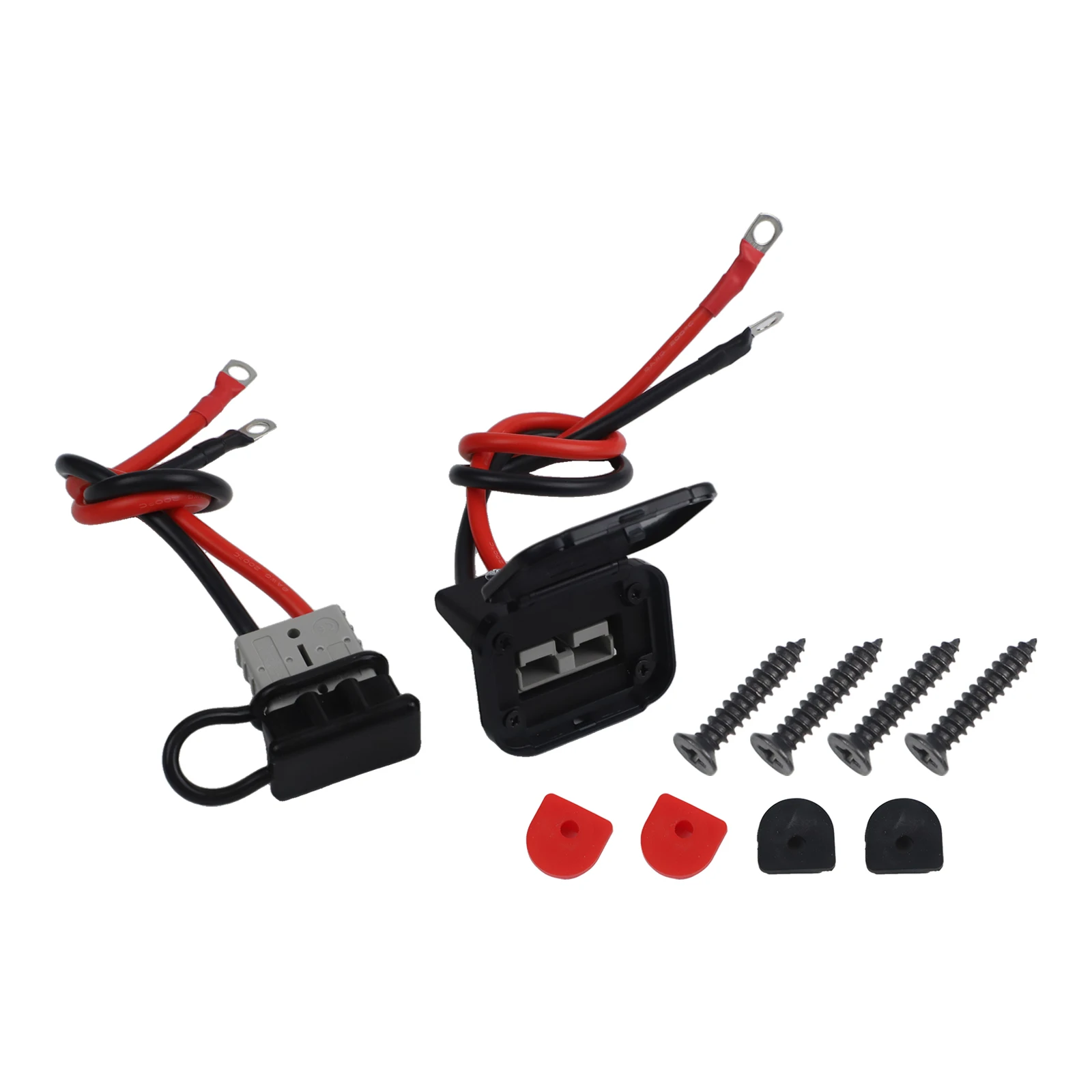 

8AWG Battery Cable Quick Disconnect Connector Perfect For Winches Compatible With 12-6AWG Wire Fire Rating UL94-V0