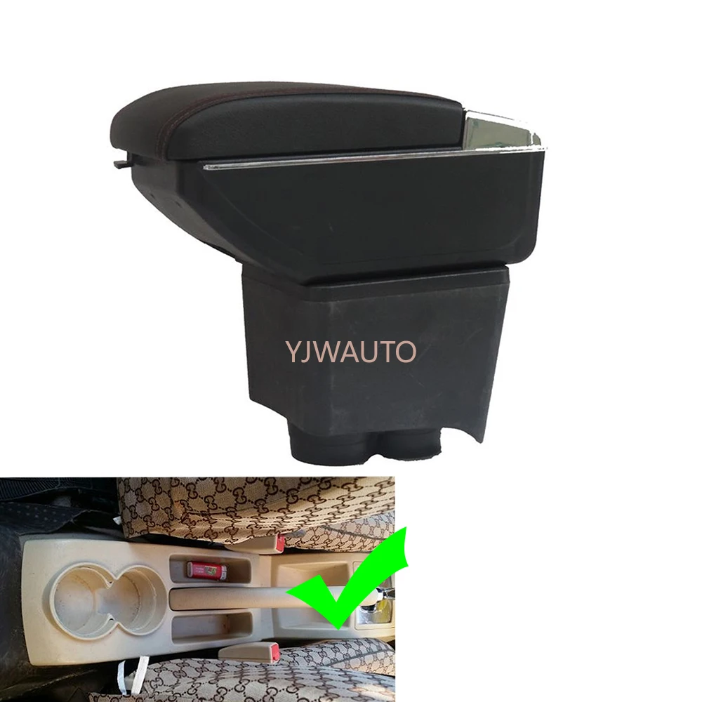 

Armrest For Volkswagen VW Polo 2004~2011 Center Console Box Car Arm Rest Ashtray Storage Box with CUP Holder