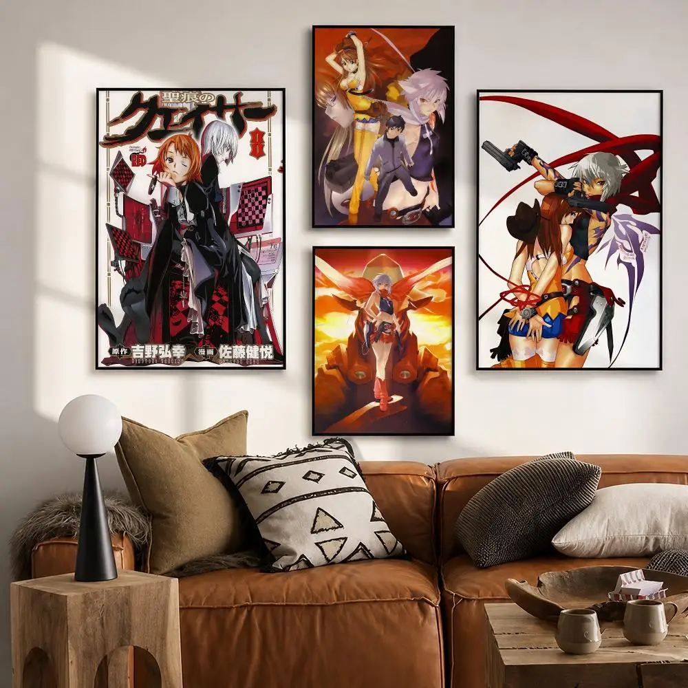 Anime Burst Angel Poster HD poster wall art self-stick no-residue for home cafe office great gift