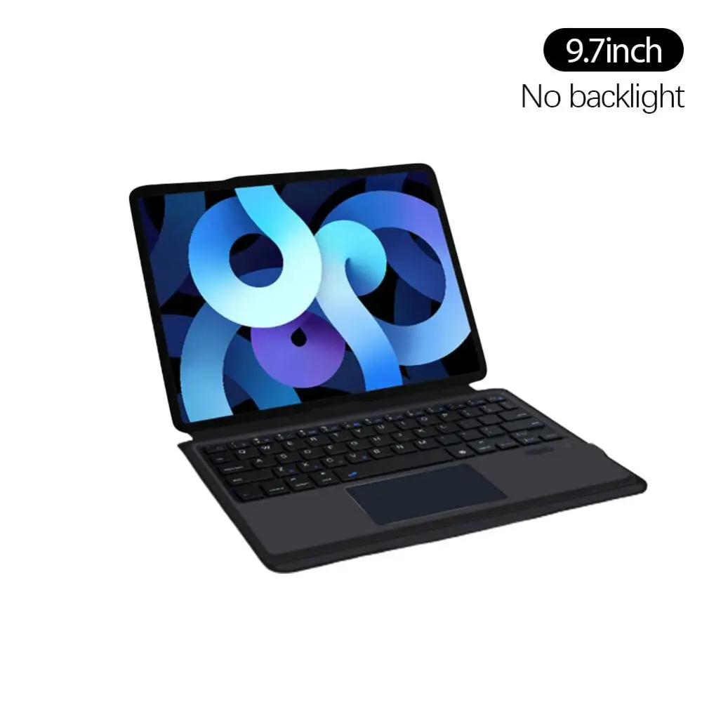 3 em 1 caso de teclado magnético touchpad teclado caso ângulo ajustável bluetooth-compatível teclado de toque separado