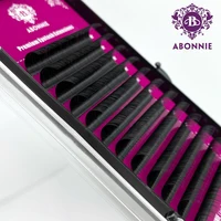 Extensiones de pestañas clásicas esponjosas Abonnie Extensiones de pestañas individuales premium Volumen Cilios All Szie