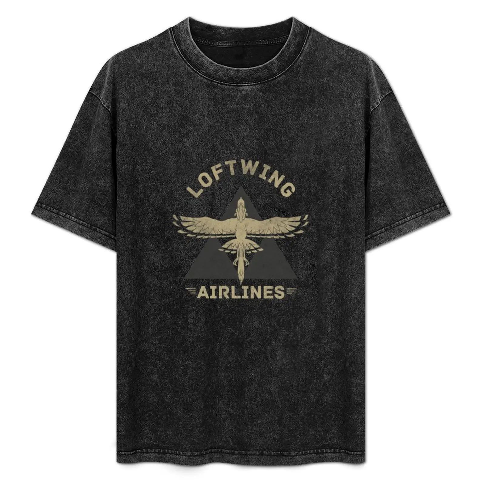 Loftwing Airlines T-Shirt Modern Print Casual T-Shirt
