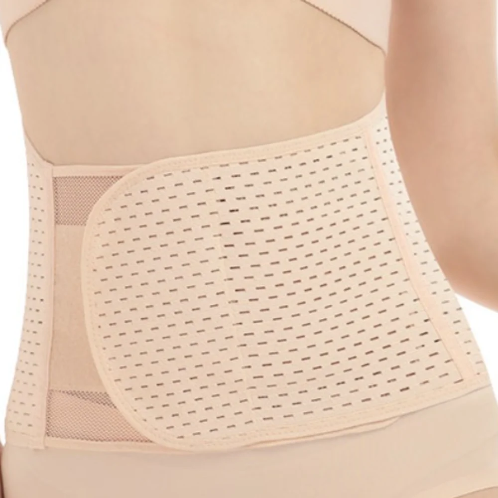 Fashion Thin Postpartum Body Shaper Belt Stickable Seamless Waist Trainer Breathable Tummy Control Slimming Shapewear Female